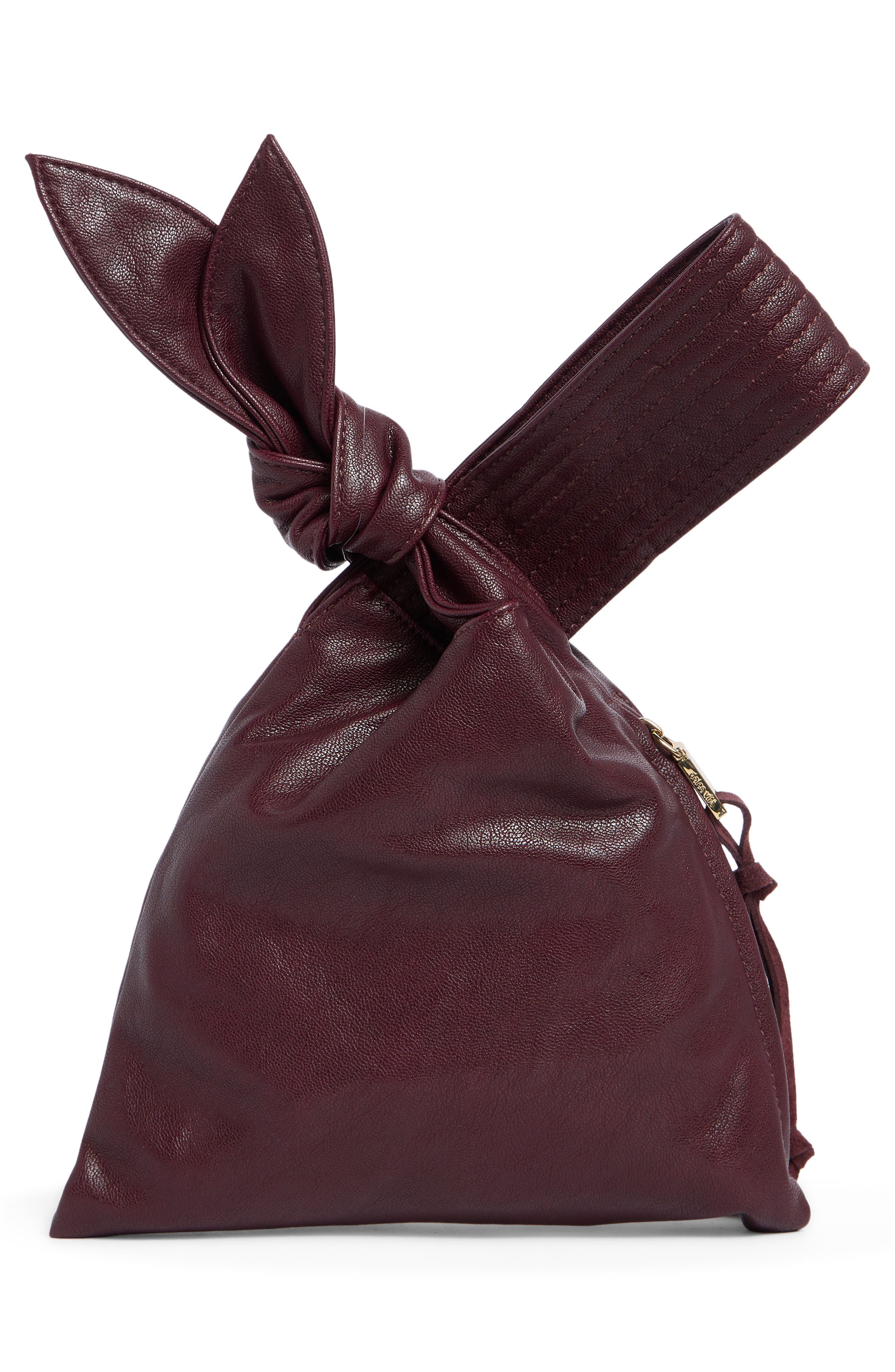 Dolce Vita Faux Leather Wristlet, Alternate, color, Burgundy