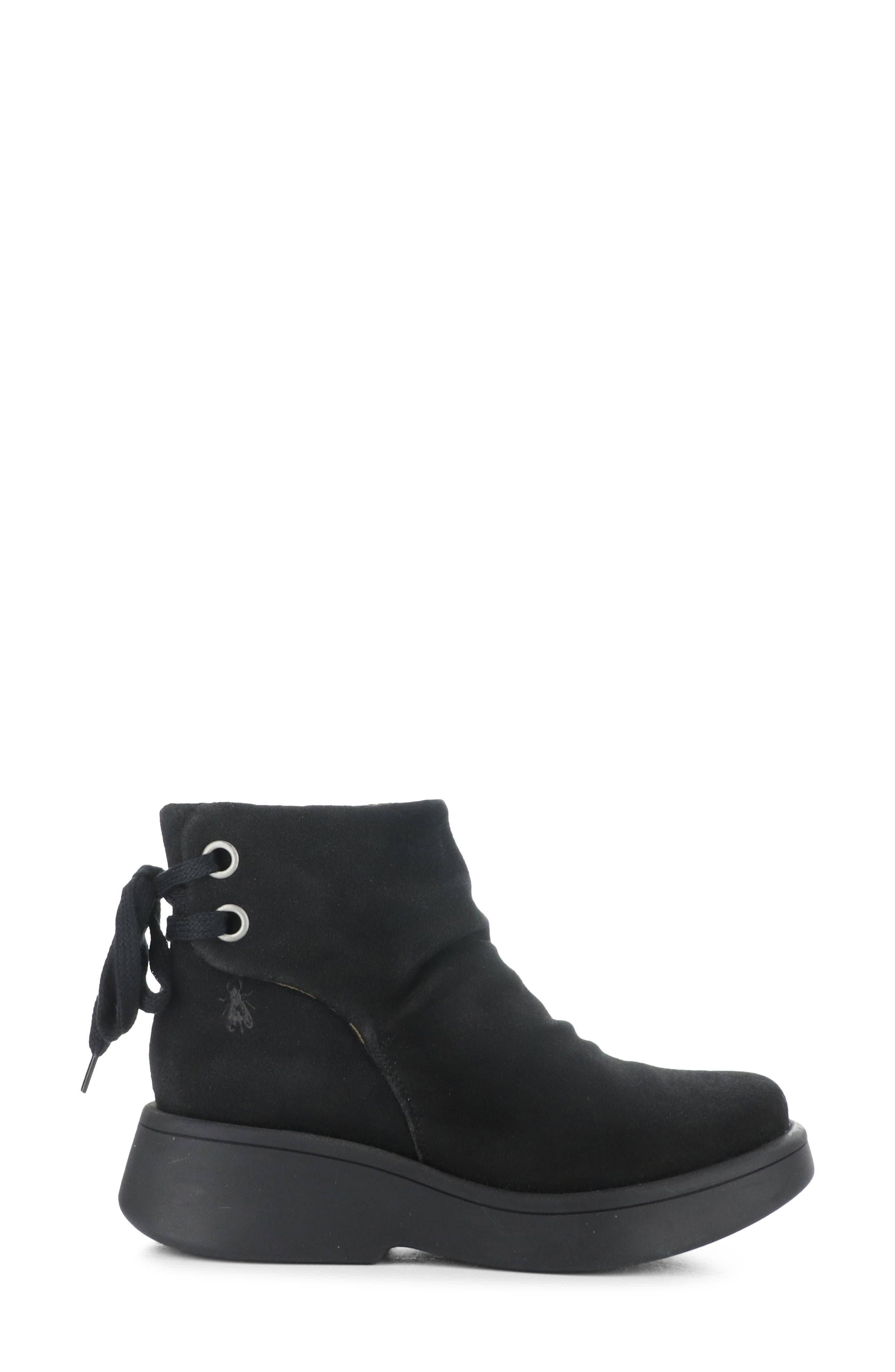 Fly London Mebs Bootie, Alternate, color, 003 Black Oil Suede