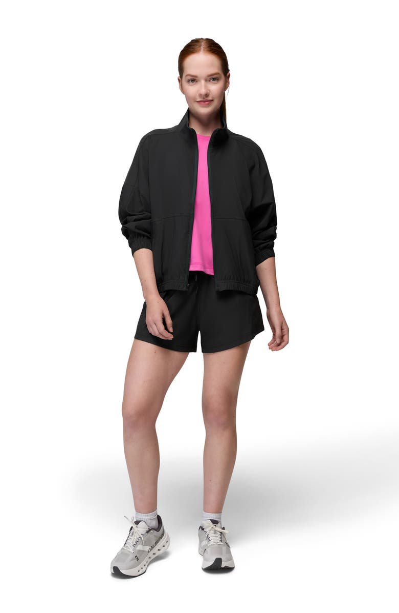 prAna Send Off Crop Jacket, Alternate, color, Black