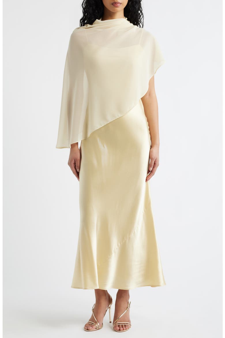 reformation luxe silk dress Reformation Daniela Silk Halter Maxi Dress