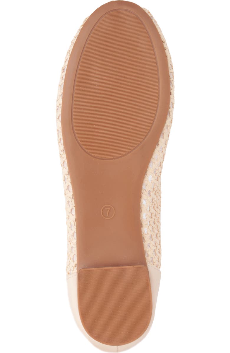 NEW YORK AND COMPANY Lara Woven Ballet Flat, Alternate, color, Natural
