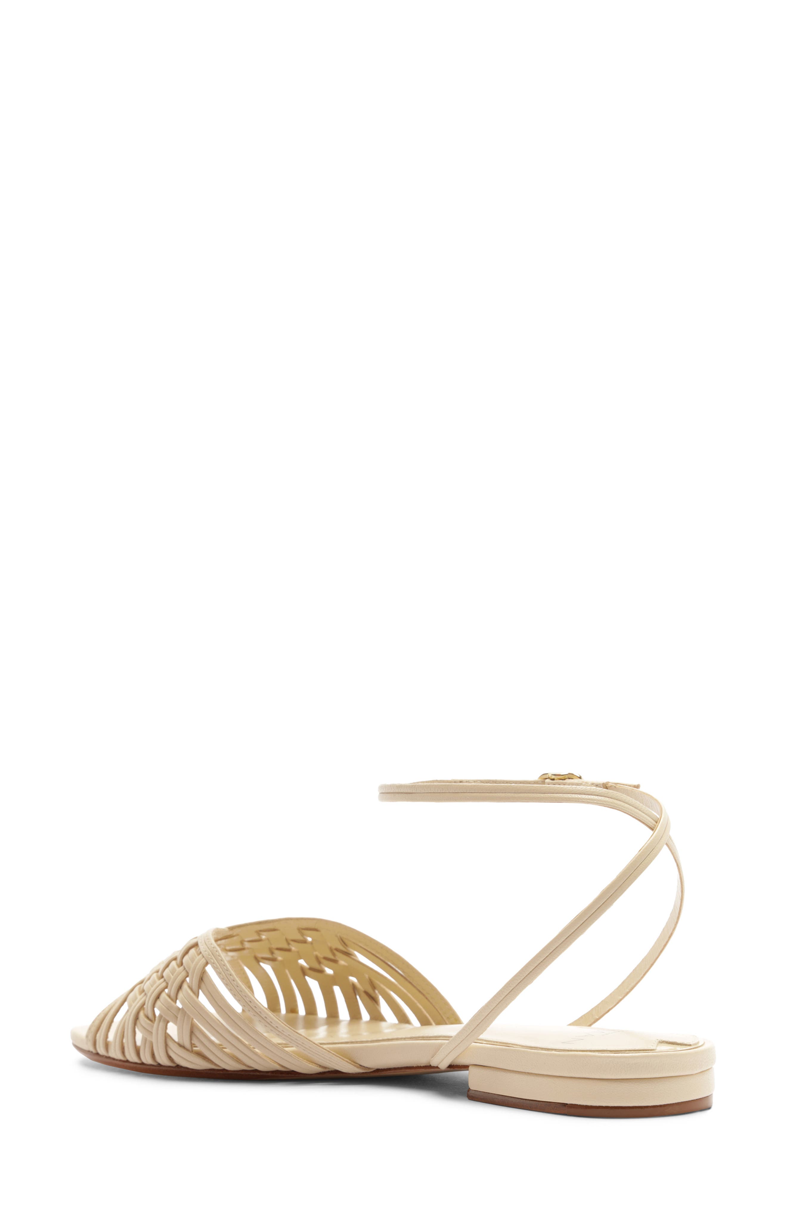 Lilian Woven Flat Ankle Strap Sandal - image 4