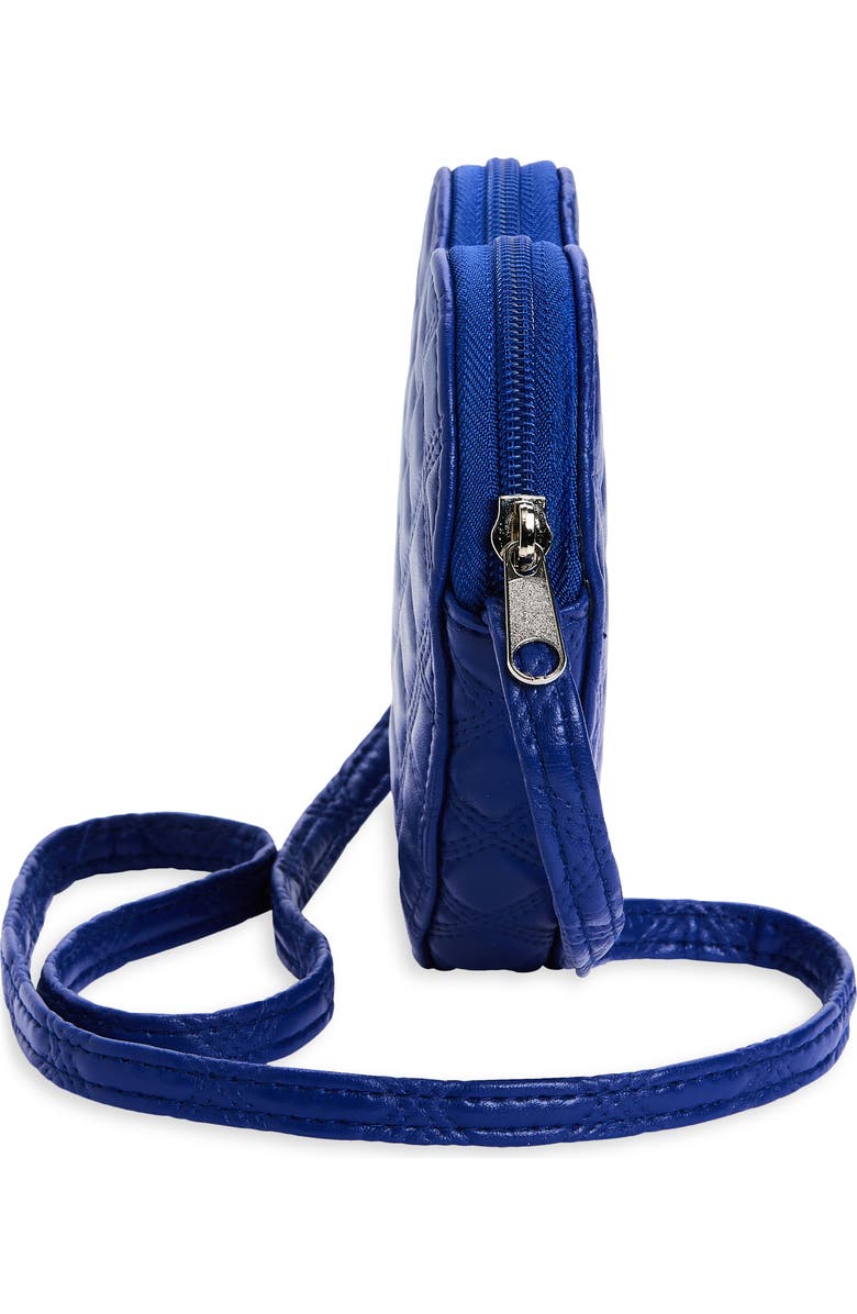 Capelli New York Kids' Quilted Heart Bag, Alternate, color, Blue
