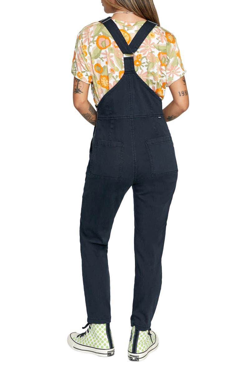 Peace Mission 2 Overalls, Alternate, color, BLACK