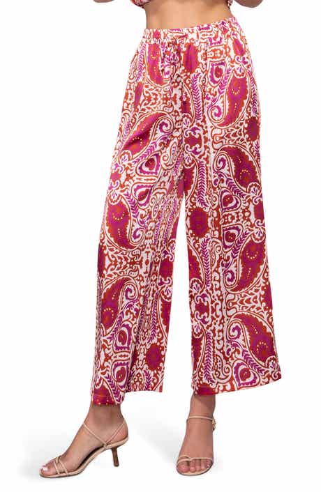 MELLODAY Satin Wide Leg Pants