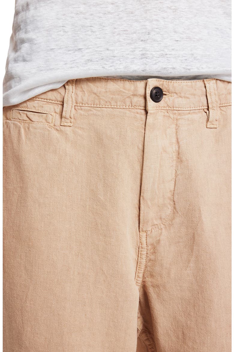 Johnny Flat Front Shorts, Alternate, color, KHAKI