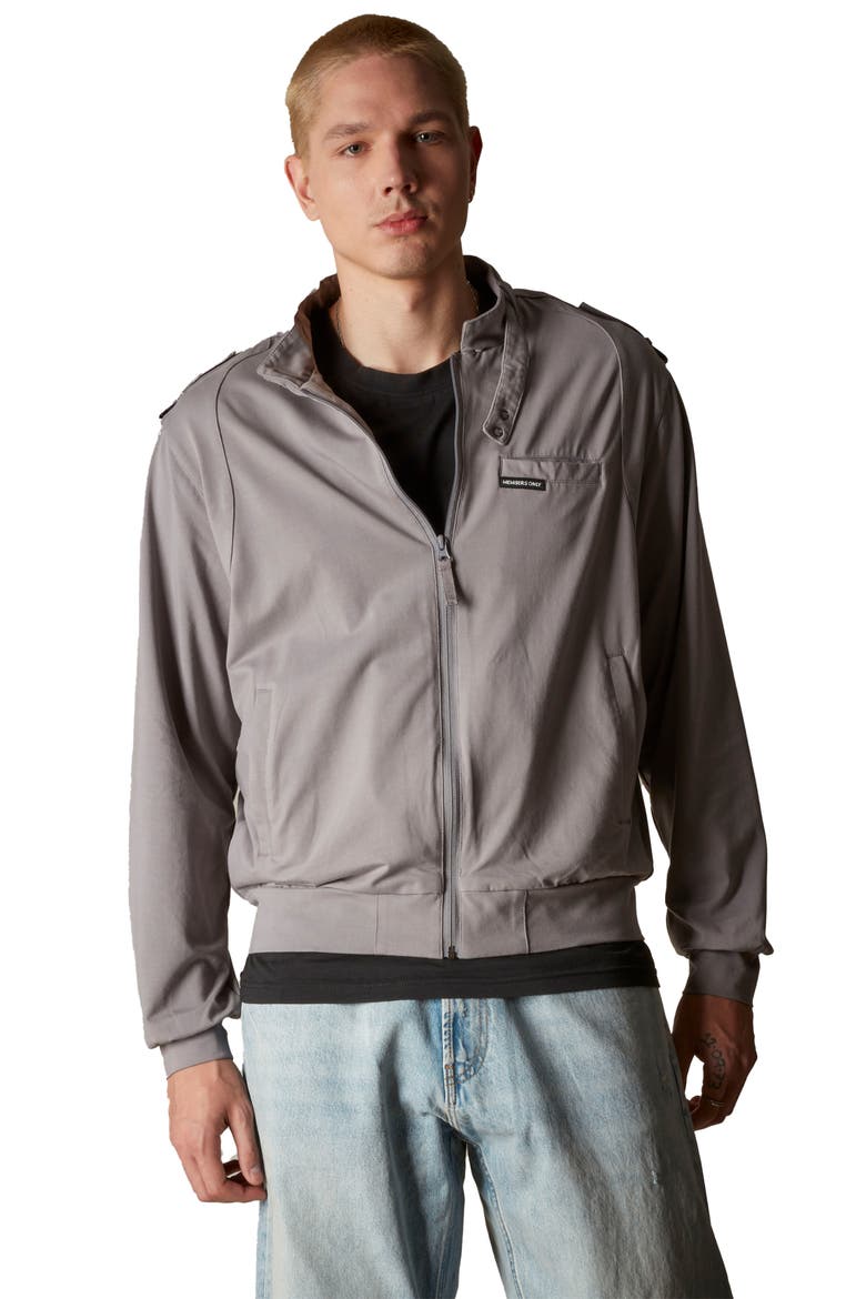 Men's Athletic Club Jacket, Main, color, Grey