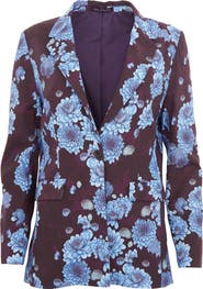 Lords of Harlech Jane Stretch Tencel Tailored Blazer