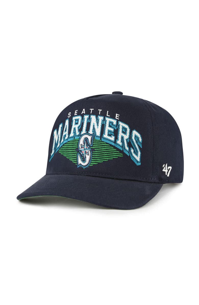 '47 Men's '47 Navy Seattle Mariners Pomona Hitch Adjustable Hat, Main, color, 