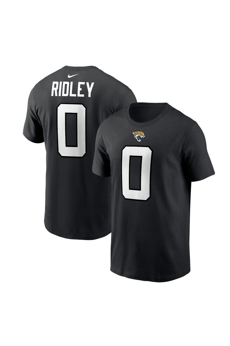 Men's Nike Calvin Ridley Black Jacksonville Jaguars Player Name & Number T-Shirt, Alternate, color, Black