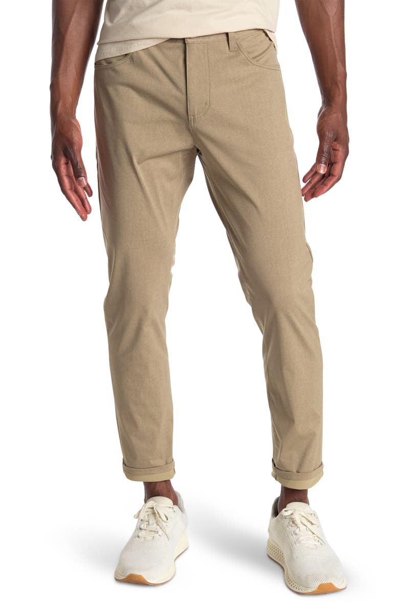 Rhone Commuter Straight Fit Pants, Main, color, 