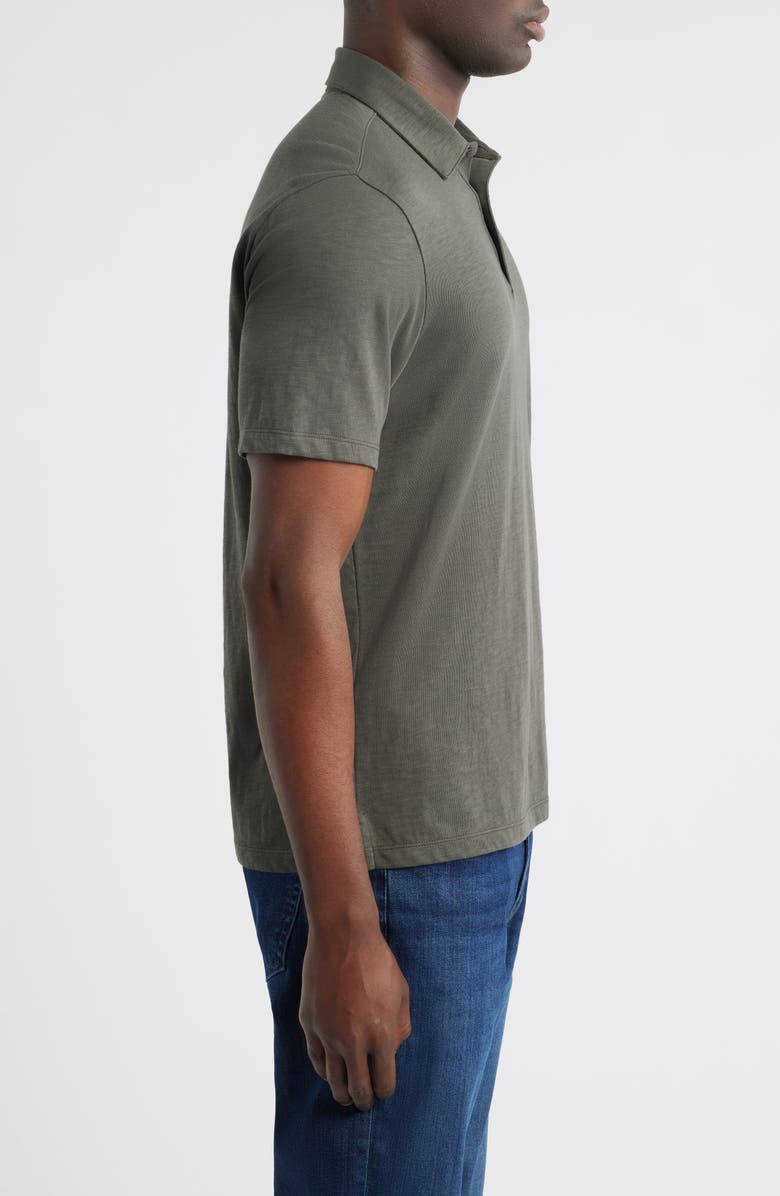 Robert Barakett Brightwood Slub Cotton Polo, Alternate, color, Beluga