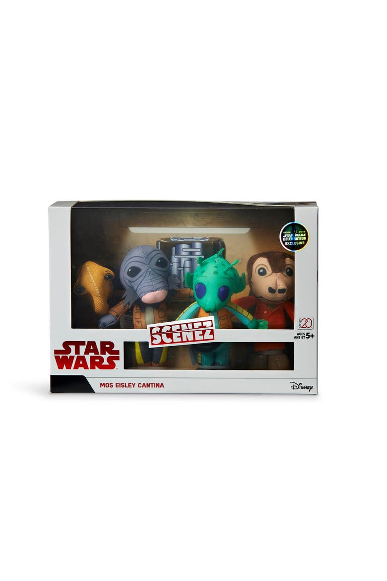 Star Wars Exclusive Mini Plushies - Mos Eisley's Cantina Villains - 4 Pack, Alternate, color, Multi-Color