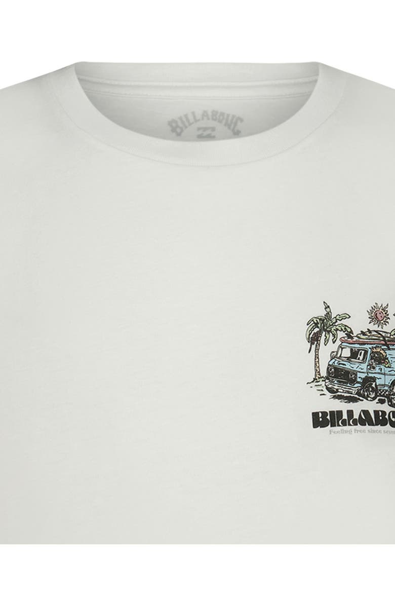Billabong Kids' Rush to Relax Cotton Graphic T-Shirt, Alternate, color, Off White