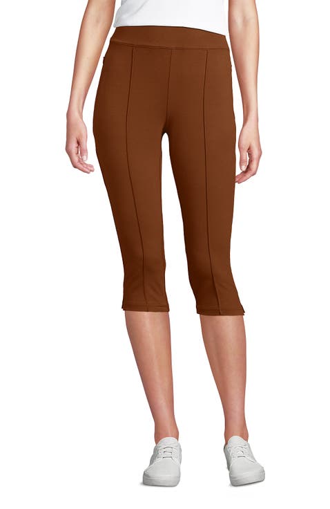 Starfish High Rise Pintuck Capri Pants