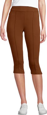 Lands' End Starfish High Rise Pintuck Capri Pants