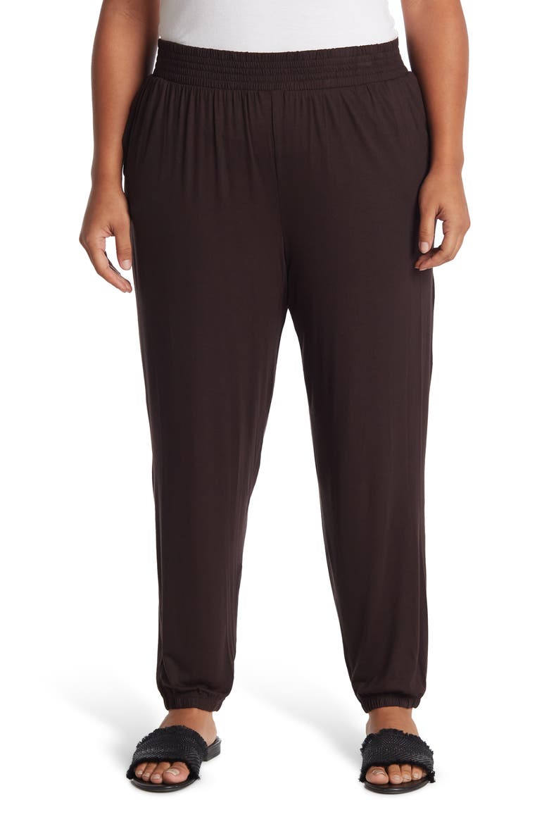 Print Jogger Pants, Main, color, BLACK
