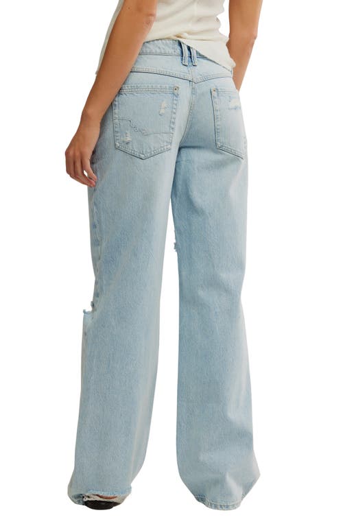 Free People We The Free Tennessee Low Rise Boyfriend Jeans In Outlaw In Blue