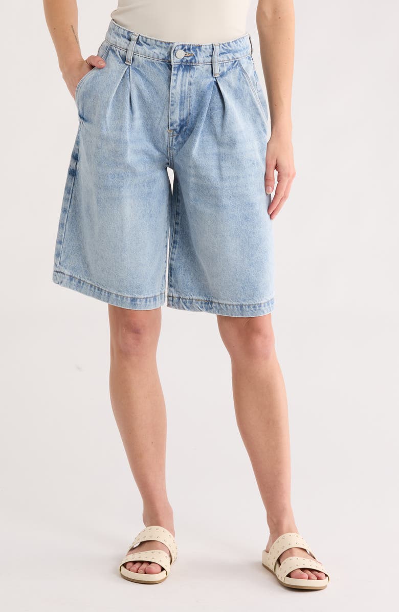BLANKNYC Denim Bermuda Shorts, Main, color, Girl Code