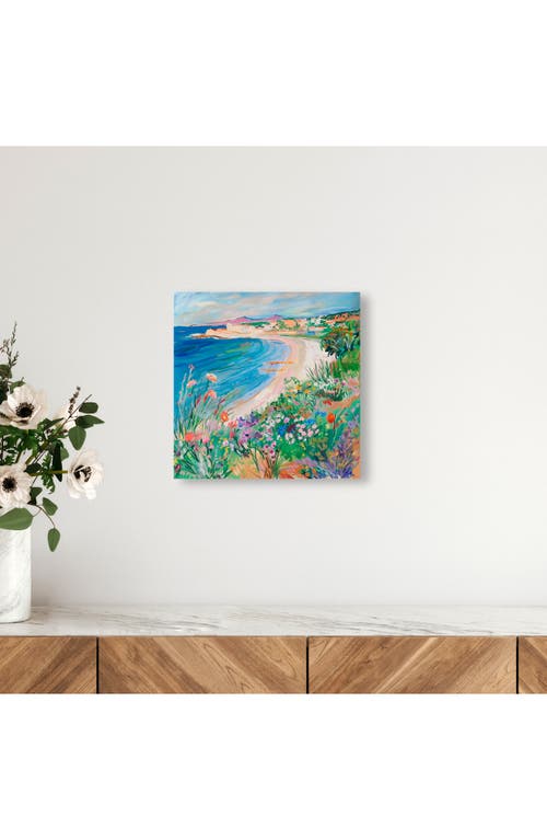 Wynwood Studio Vibrant Beach Ii Canvas Wall Art In Blue