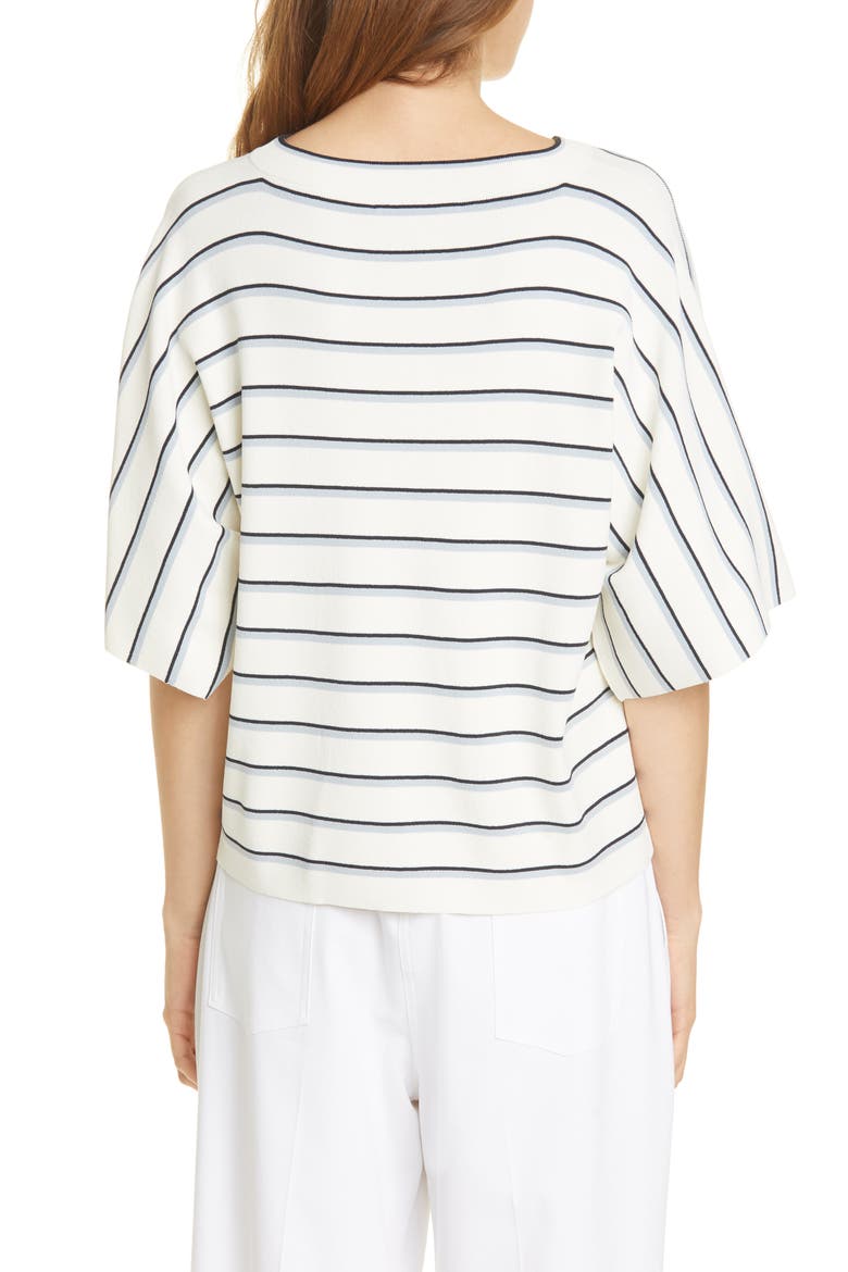Fleur Stripe Dolman Sleeve Top, Alternate, color, OFF WHITE COMBO