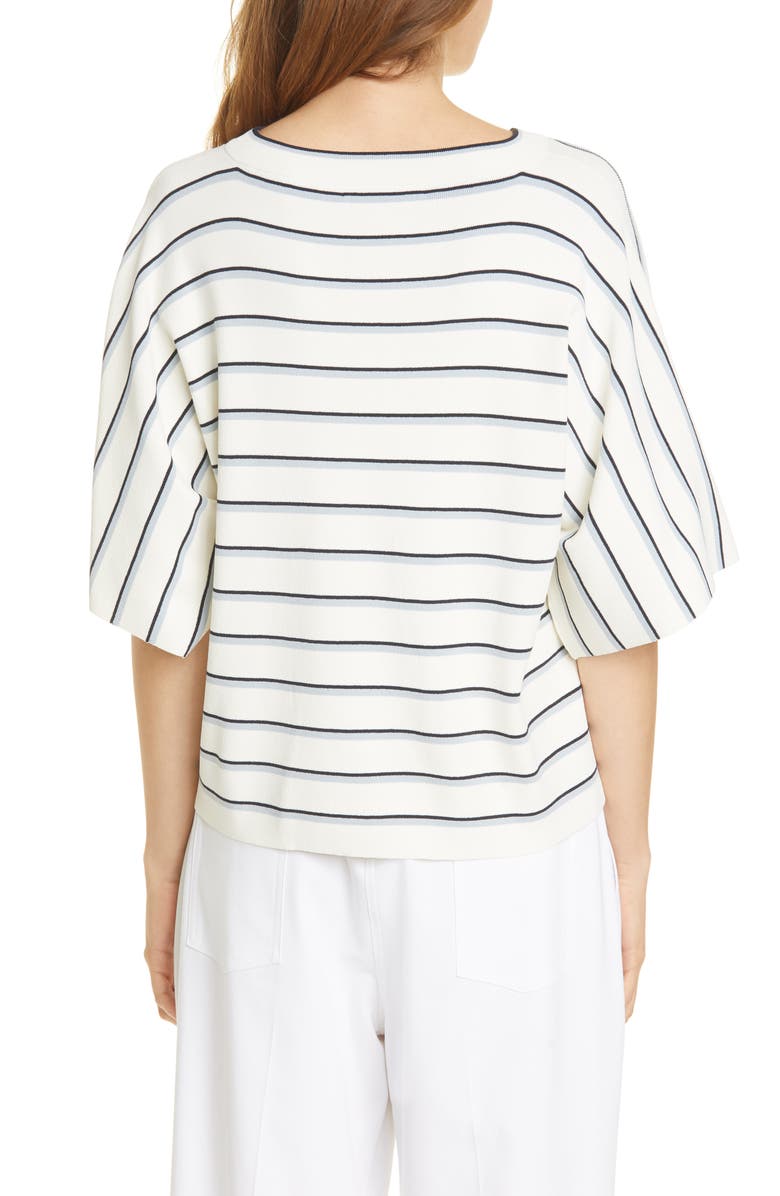Judith & Charles Fleur Stripe Dolman Sleeve Top, Alternate, color, 