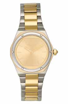 Hexa Two-Tone Bracelet Watch, 33mm