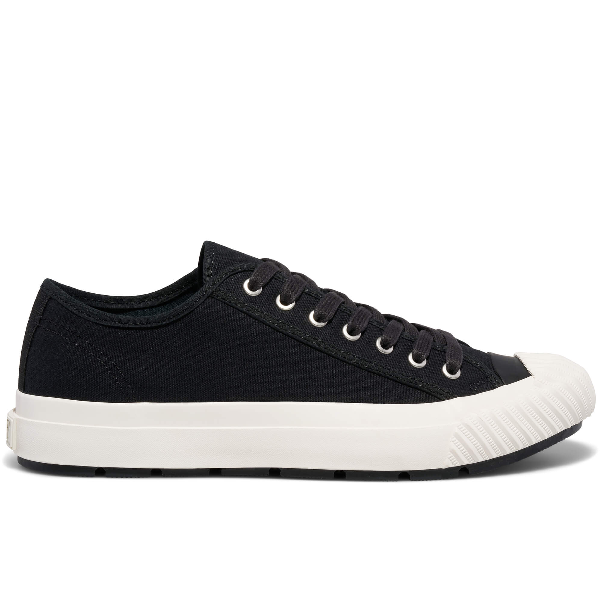 P.F. Flyers Grounder Low-Top Sneaker, Alternate, color, Black-Sea Salt