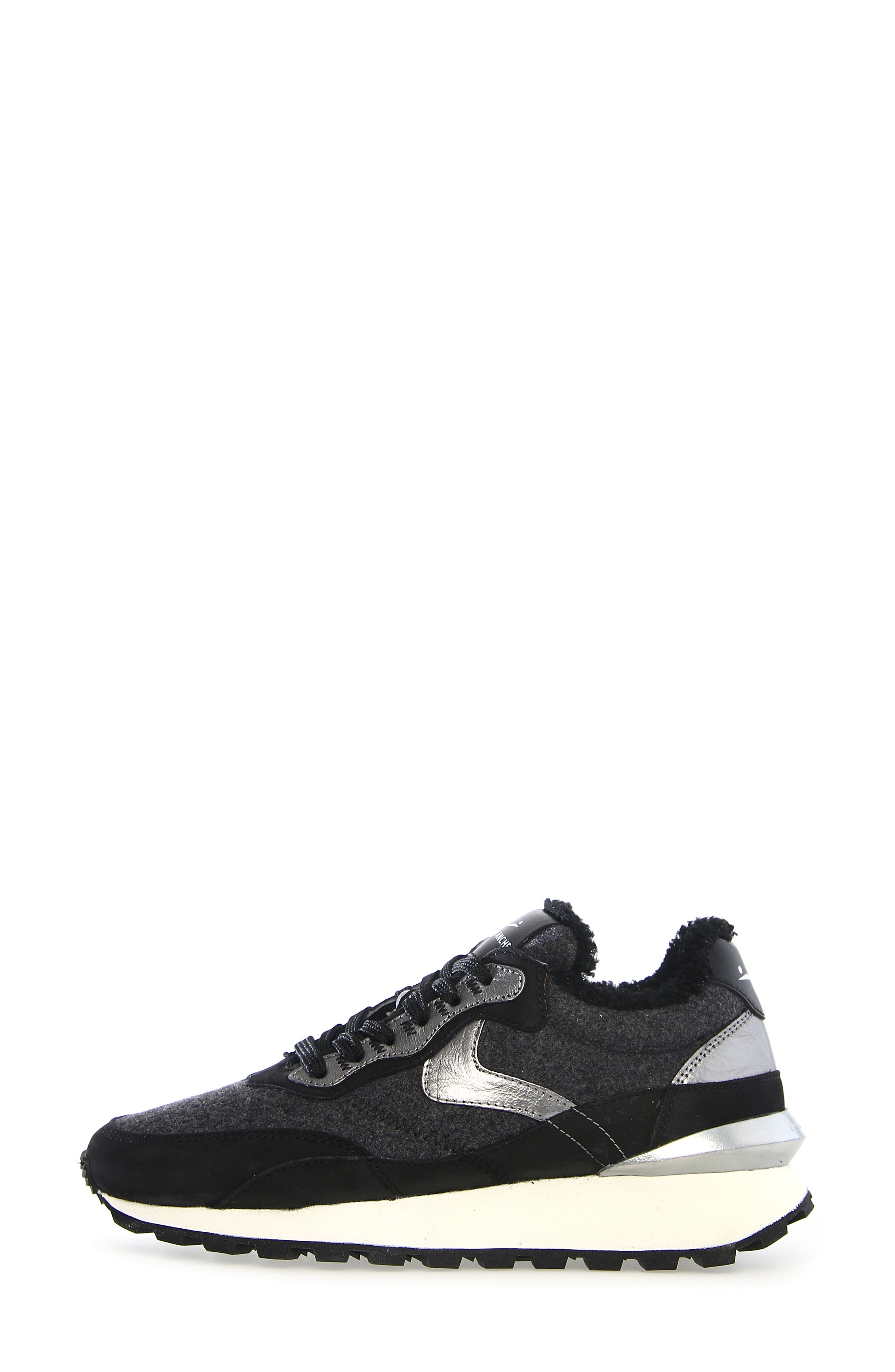 Voile Blanche Awark Hype Faux Fur Sneaker, Alternate, color, 