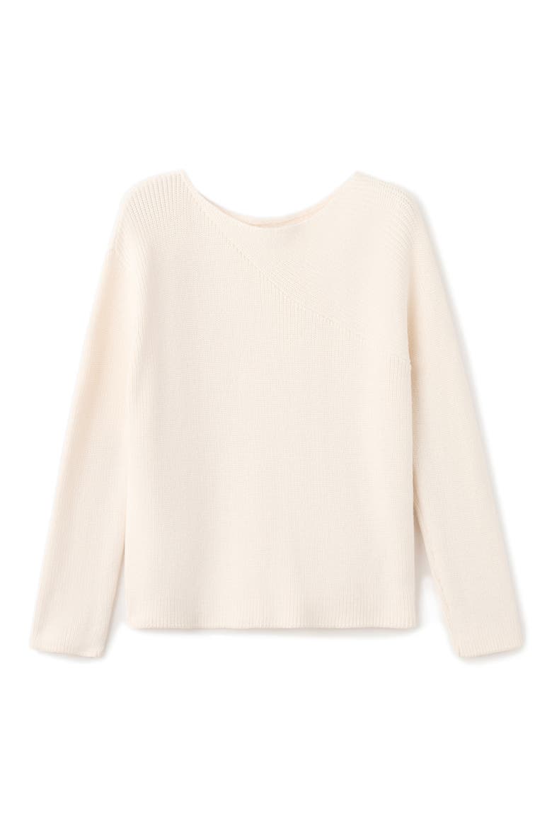 Boat Neck Sweater, Alternate, color, ECRU
