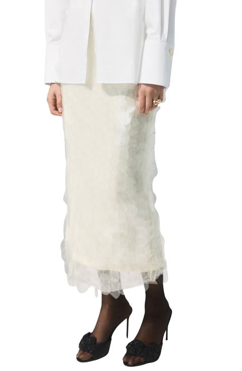 Paillette Midi Skirt