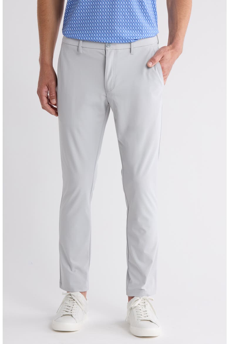 Warped Knit 5-Pocket Pants, Main, color, HIGH RISE