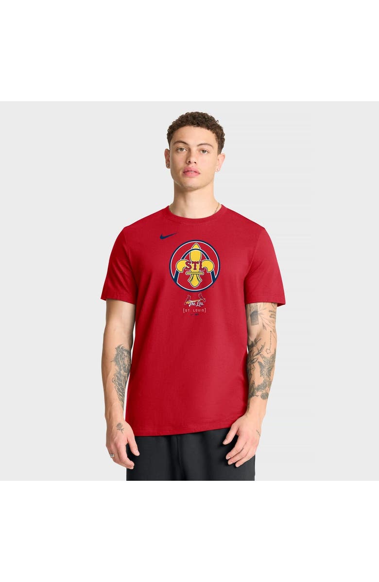 Nike Men's Nike Red St. Louis Cardinals City Connect Wordmark T-Shirt, Main, color, Red