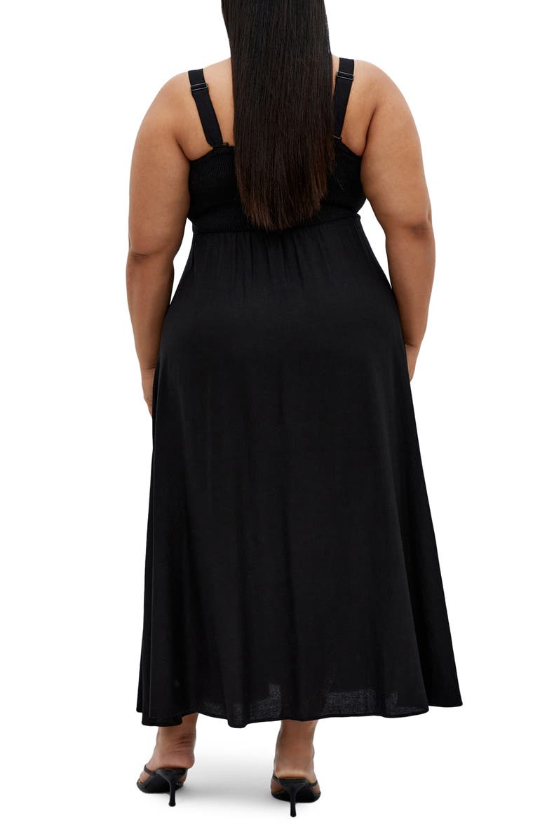City Chic Collins Fit & Flare Maxi Dress, Alternate, color, 