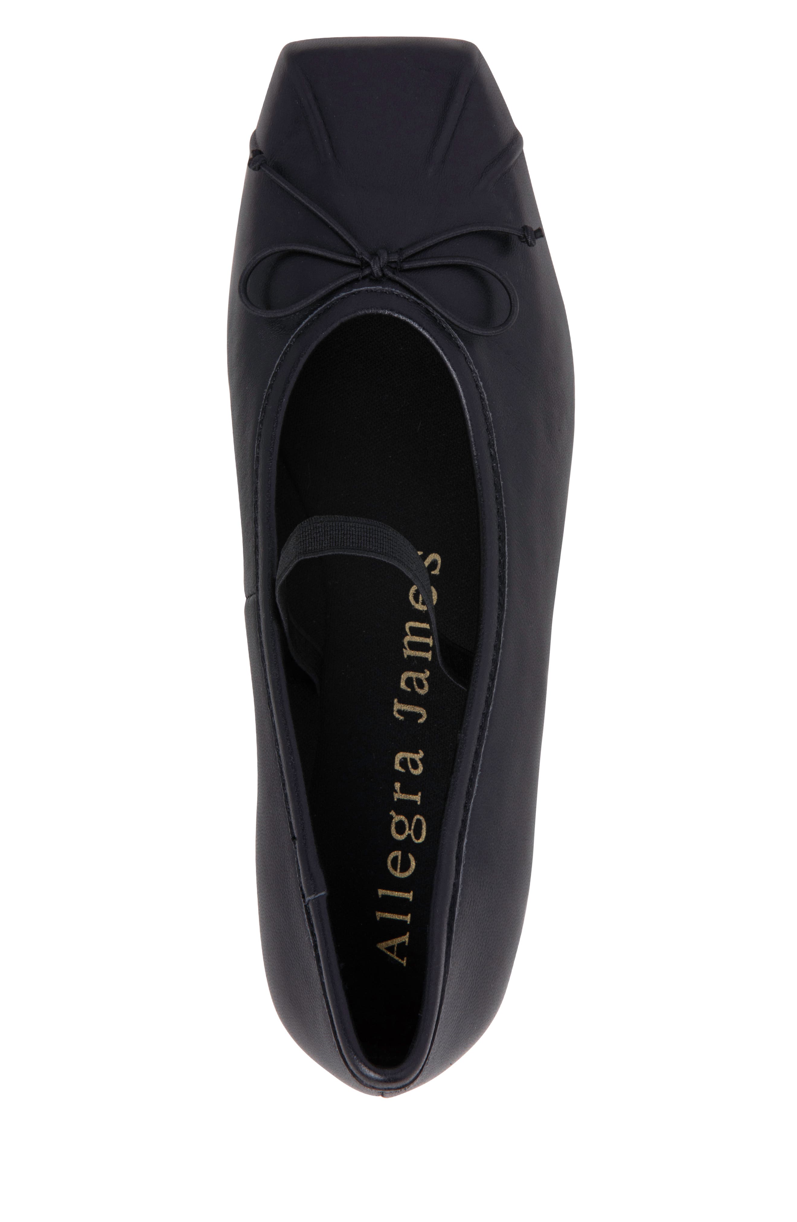 Allegra James Cossie Leather Ballet, Alternate, color, 
