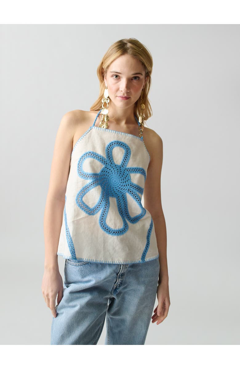 Lingua Franca Kampos Halter Top, Alternate, color,