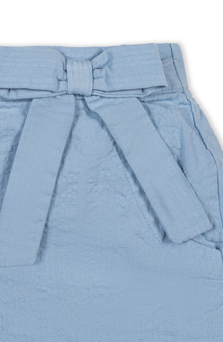 Hope & Henry Kids' Organic Seersucker Pull-On Short, Alternate, color, Bluebell