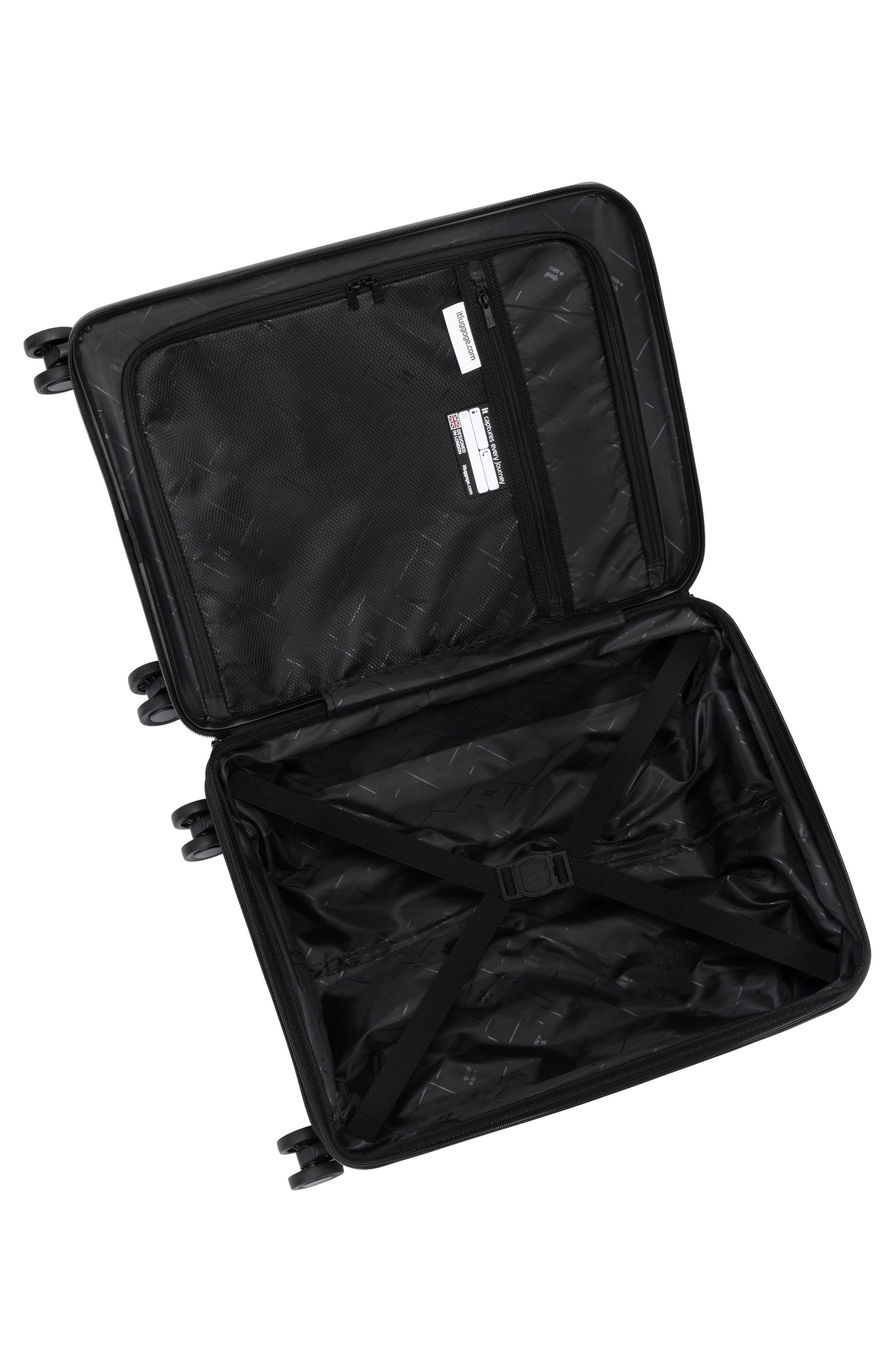 IT LUGGAGE Momentous 21-Inch Hardside Carry-On Luggage, Alternate, color, Black