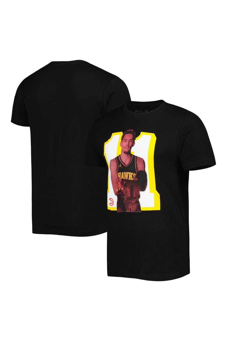 Men's Stadium Essentials Trae Young Black Atlanta Hawks Player Metro T-Shirt, Main, color, Black