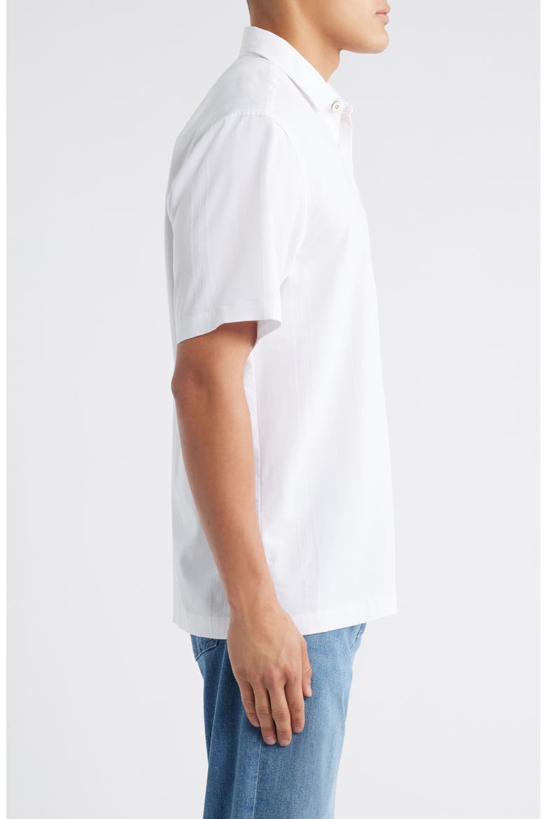 Coastal Cool Corso Vines Camp Shirt, Alternate, color, WHITE