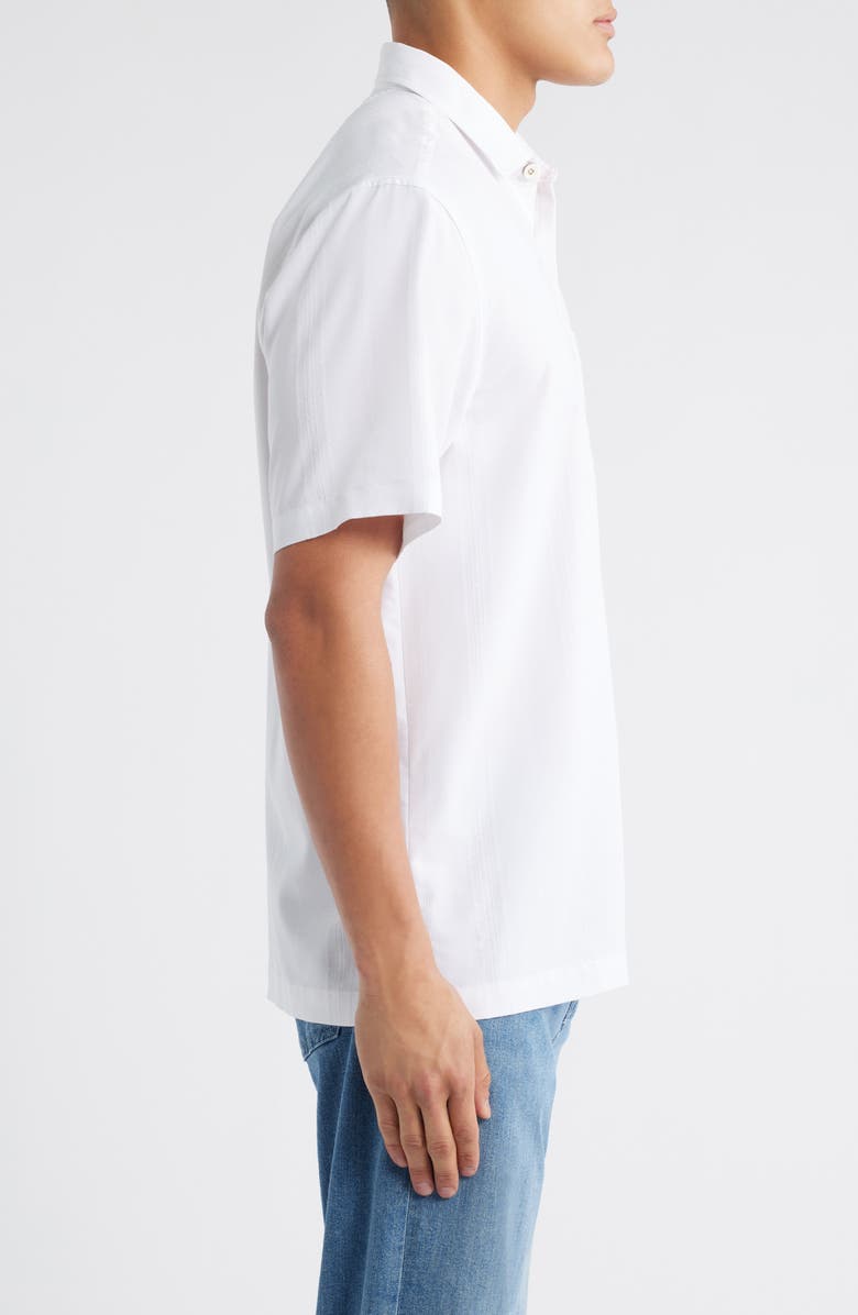 Tommy Bahama Coastal Cool Corso Vines Camp Shirt, Alternate, color, White