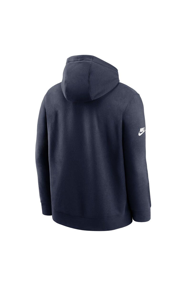 Nike Men's Nike  Navy Dallas Cowboys 2023 Sideline Club Alternate Tri-Blend Pullover Hoodie, Alternate, color, 