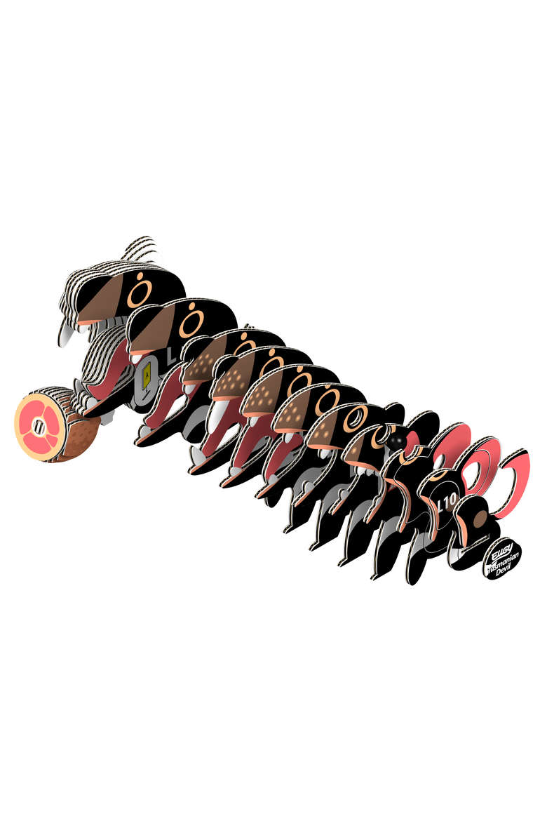 Tasmanian Devil 3D Puzzle, Alternate, color, No Color