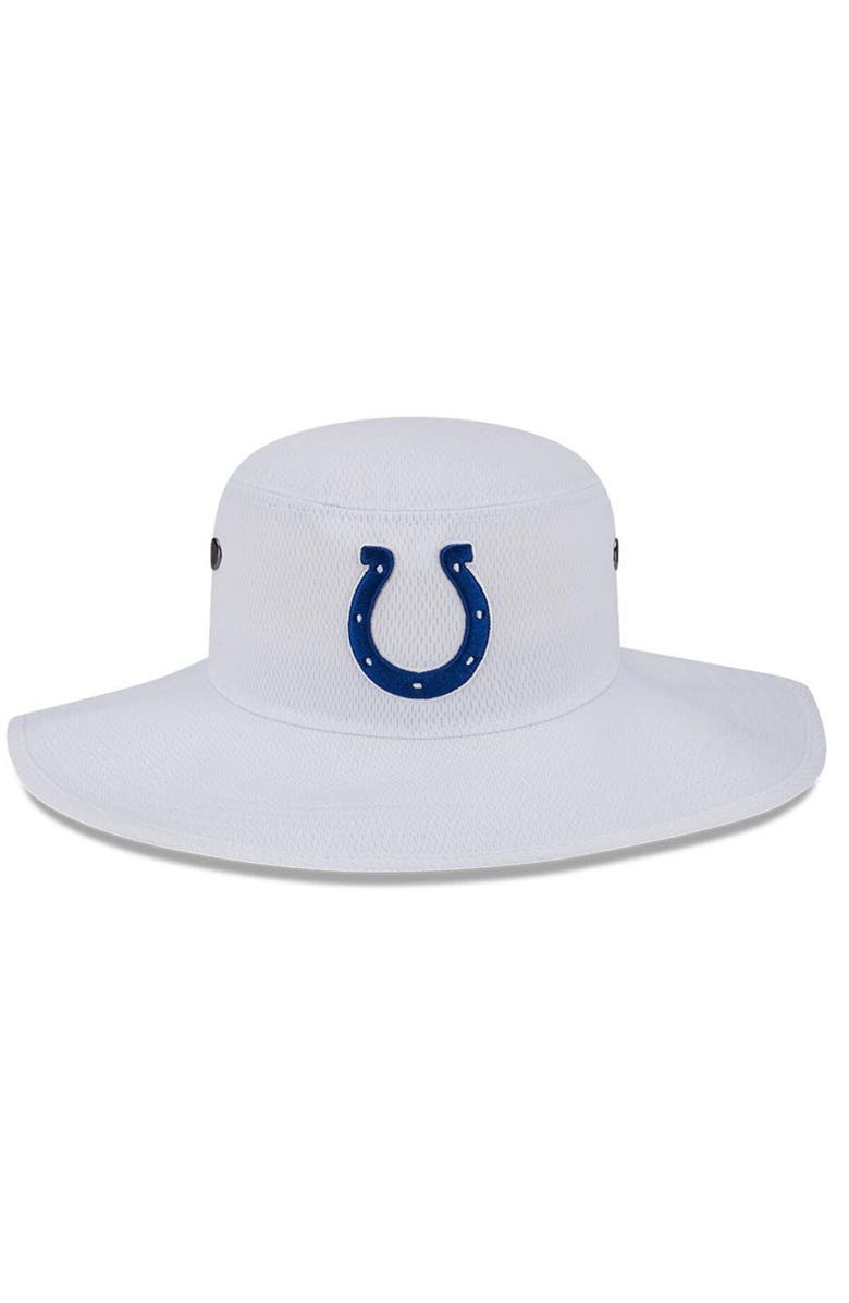 New Era Men's New Era White Indianapolis Colts 2023 NFL Training Camp Panama Bucket Hat, Alternate, color,