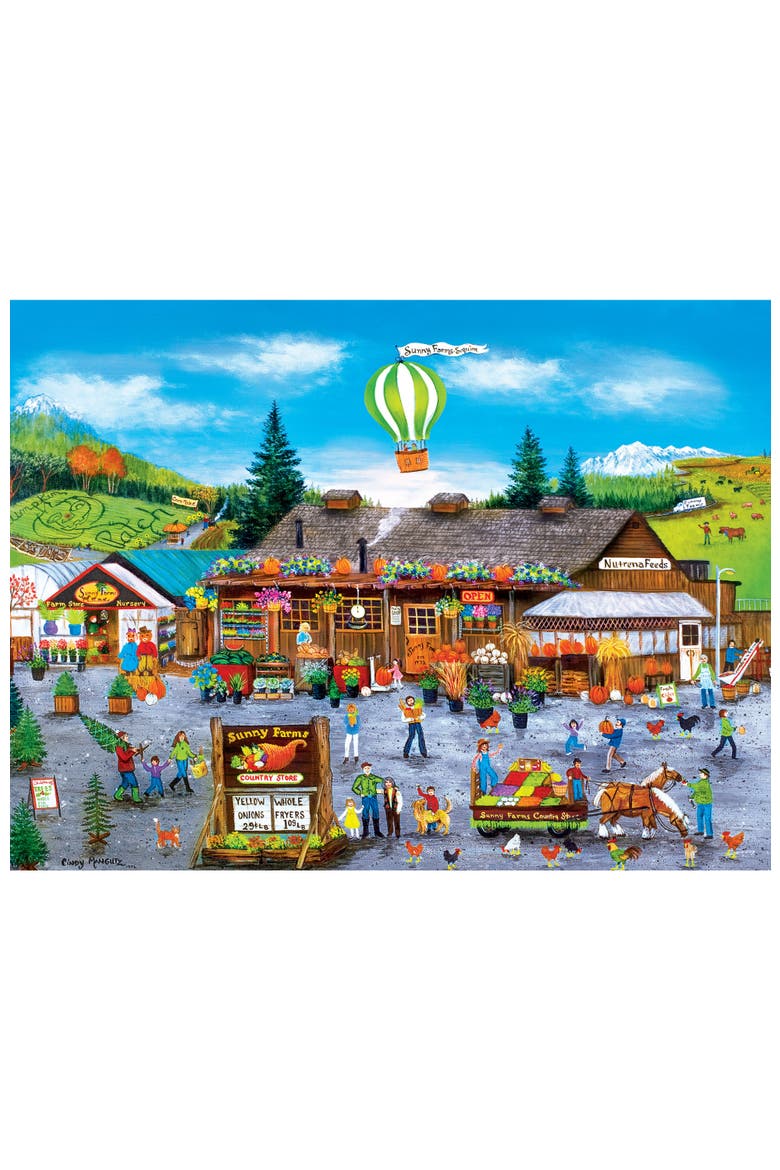 Sunny Farms 750 Piece Jigsaw Puzzle, Alternate, color, Multicolor