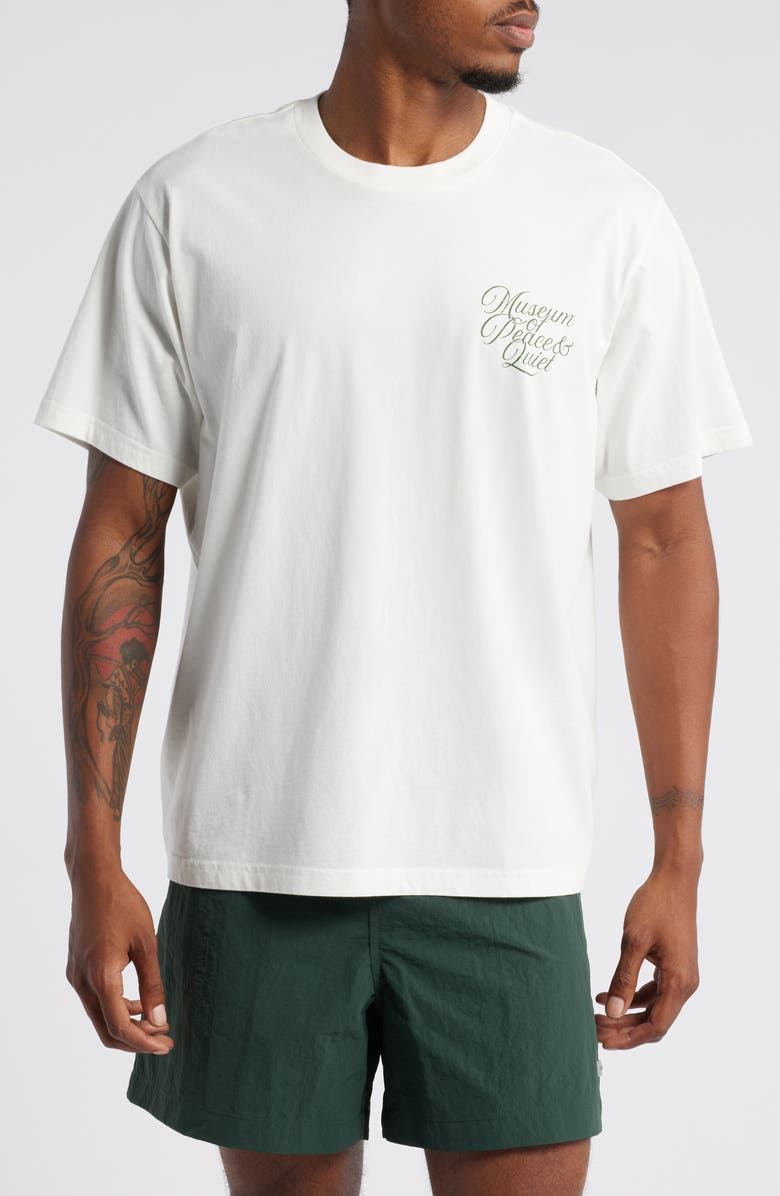 Museum of Peace & Quiet Scribe Logo Graphic T-Shirt, Main, color, 