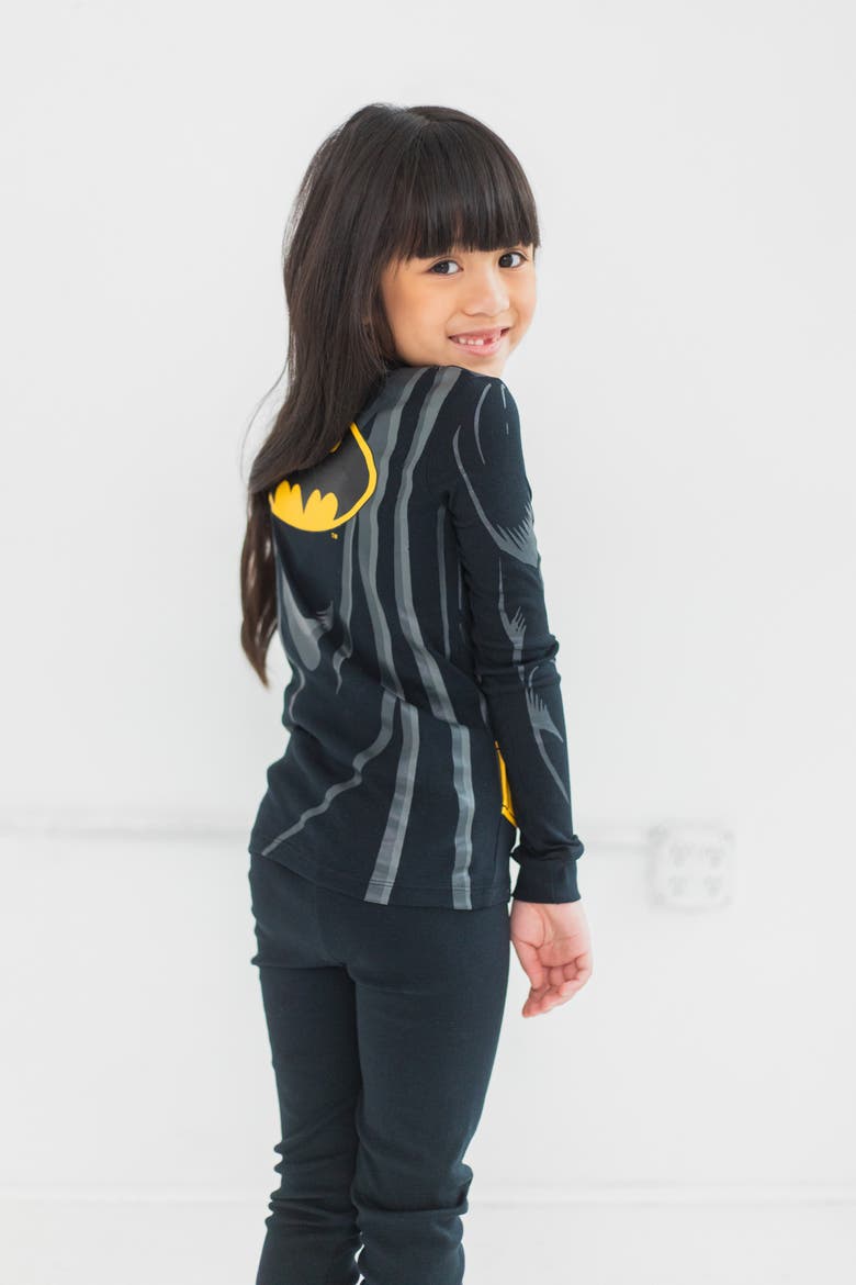 Justice League Batman 2-Piece Pajama Set, Alternate, color, Batman Black