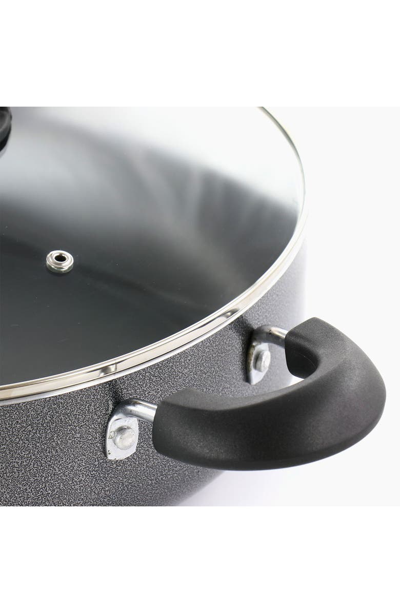 OSTER Clairborne 6 Quart Nonstick Aluminum Everyday Pan, Alternate, color, Grey