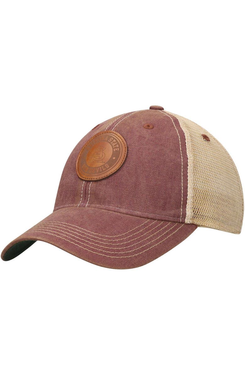 LEGACY ATHLETIC Men's Maroon Arizona State Sun Devils Target Old Favorite Trucker Snapback Hat, Main, color, Maroon