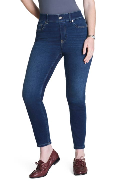 SPANXshape™ Pull-On Skinny Jeans 2.0 (Pacific Wash) (Regular, Petite, Petite Plus, Plus)